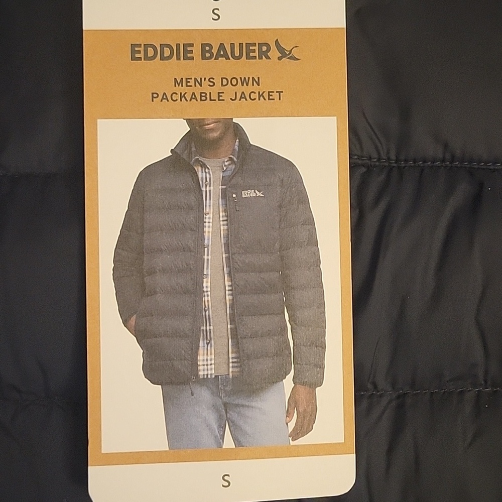Eddie Bauer Men's Down Packable Jacket - Picture 2 of 4